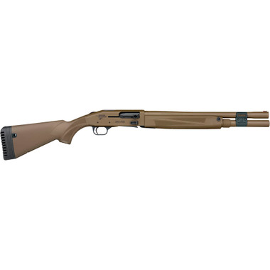 Mossberg 940 Pro Thunder Ranch Security Shotgun 12 ga. 18.5 in Patriot Brown & Black Optic Cut 3in