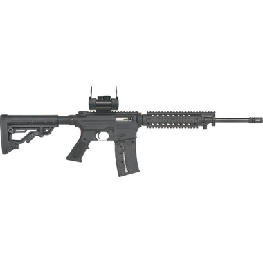 Mossberg 715T Rifle 22 LR. 16.25 in. Sythetic Black RH Red Dot Combo