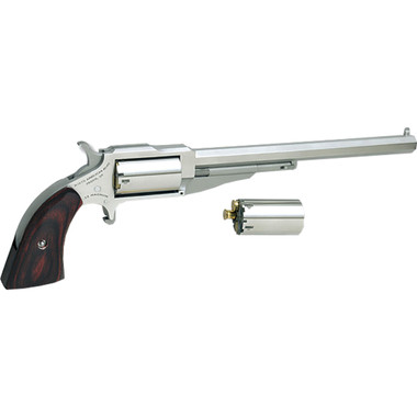 NAA The Earl Hogleg Revolver 22 LR/.22 WMR Stainless/Rosewood 6 in 5 rd.