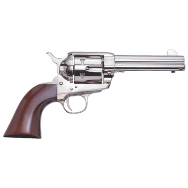 Cimarron Pistolero Revolver 45 Long Colt 4.75 in Walnut Nickel 6 Shot