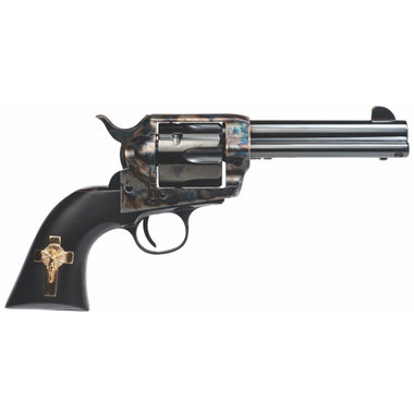 Cimarron Holy Smoker Revolver 45 Long Colt 4.75in. Case Hardened6 Shot