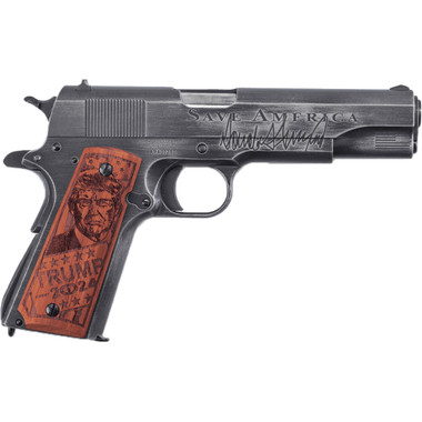 Auto-Ordnance Trump Save America Pistol 45 ACP 5 in. Stainless and Black Cerakote 7 rd.