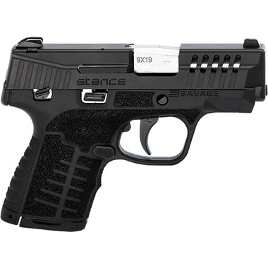 Savage Stance MC9MS Pistol 9mm 3.2 in. Black 7+1/8+1 rd.