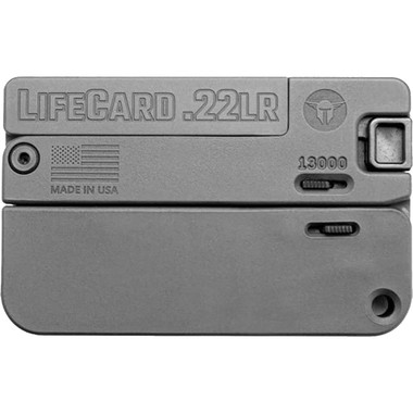 TrailBlazer LifeCard Pistol 22 LR 2.5 in. Sniper Grey 1 rd.