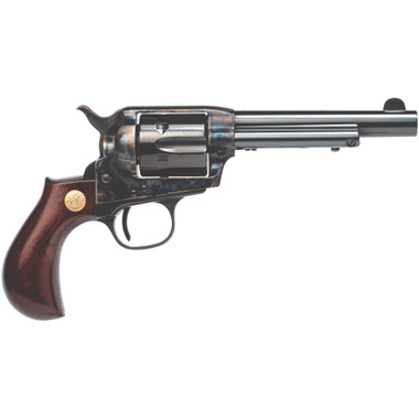 Cimarron Lightning Revolver with Dual Cylinder 38 Spl. 4.75 in. Case Hardened Walnut Grip 6 Shot