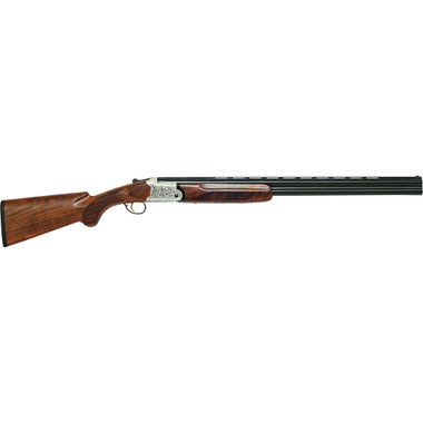 Charles Daly 202AE Field Shotgun 410 ga 26 in Engraved White / Walnut 3 in.