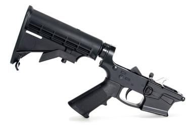 KE Arms KE-9 Billet Complete Glock 9mm Lower - Black | M4 Buttstock