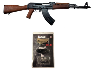 Zastava ZPAPM70 AK-47 Rifle BULDGED TRUNNION 1.5MM RECEIVER - Walnut | 7.62x39 | 16.3" Chrome Lined Barrel Bundledw/ 1 Fostech Echo AK Drop In Trigger For AK-47