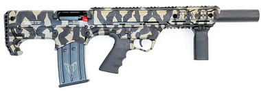 Black Aces Pro Series Bullpup Semi-Auto Shotgun - Tiger Stripe | 12ga | 18.5" Barrel | Barrel Shroud
