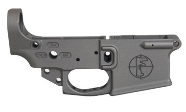 Fostech FLITE Elite Stripped AR-15 Lower Receiver - Tungsten