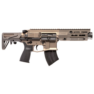 Maxim Defense PDX Aluminum AR SBR - FDE | 7.62x39 | 5.5" Barrel | Hate Brake | SCW Stock