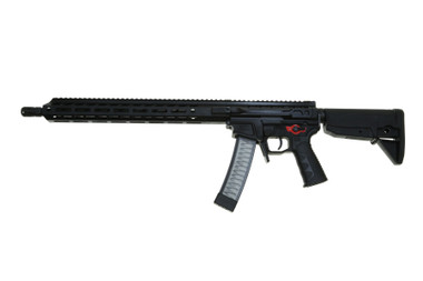 Wraithworks WARSCORP9 Side-charging AR Rifle - Black | 9mm | 16" Barrel | 13" M-LOK Rail | Accepts Scorpion Mags | Installed BSFIII Trigger