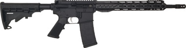 Big Ordnance Firearm BOF-15 Forged AR-15 Rifle - Black | 5.56 NATO | 16" Barrel | 13” Fostech Mach 2 Handguard | A2 Flash Hider | Mil Spec Collapsible stock