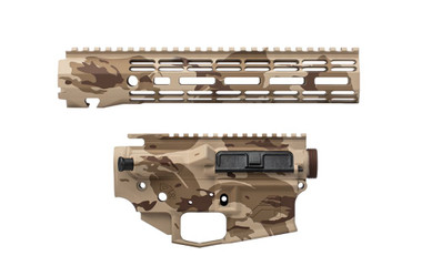 Aero Precision M4E1 Forged Lower & Upper Builder Set - DCP Cerakote | 10.3" ATLAS R-ONE M-LOK Rail