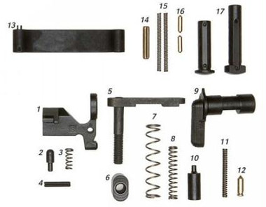 Geissele AR15 Mil-Spec Lower Parts Kit - No Grip | No Trigger