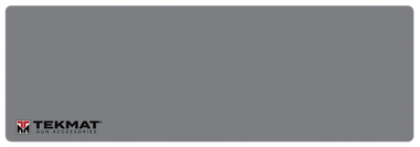 TekMat TEKR36TMLOGOGYCleaning Mat Gray Rubber 12"x36" TEKMAT Logo