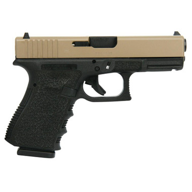 Glock 19 Gen 3 Custom "FDE Slide Polymer Cobblestone Stippled Frame" Handgun 9mm Luger 15/rd Magazines (2) 4.02" Barrel Austria