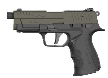 RXP22 .22LR 4" TB OR Blk/OD Grn (2)13rd