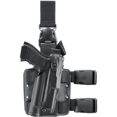 Model 6305 ALS/SLS Tactical Holster w/ Quick-Release Leg Strap for Glock 23 Gens 1-4 w/ Light