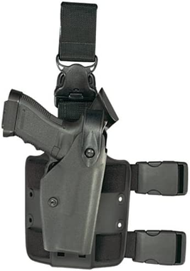 Model 6005 SLS Tactical Holster with Quick-Release Leg Strap for Glock 17 w/ SureFire X400