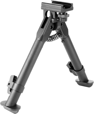 Aim Sports BPARSS AR Handguard Rail Bipod Black Hardcoat Anodized 6.5-9" Steel/Aluminum