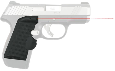 Crimson Trace 0185101 LasergripsFits Kimber EVO SP/TLE/Raptor, Red Laser Black Polymer