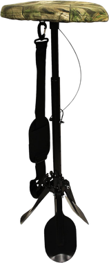 Mojo Outdoors HW2203 Mud SeatBlack Steel/Plastic