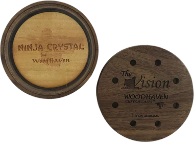 Woodhaven WH087 NinjaFriction Call Attracts Turkeys Natural Crystal/Wood