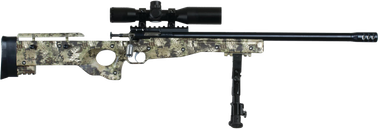 Crickett KSA2151 CPR Complete Package 22 LR Caliber with 1rd Capacity, 16.12" Barrel, Blued Metal Finish & Fixed with Adjustable Cheekpiece Kryptek Camo Stock Right Hand