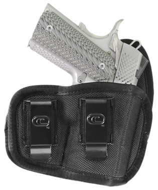 Crossfire Shooting Gear CRFCYCLSA1M1R The CycloneIWB/OWB Size 01 Black Foam Laminate Belt Clip Fits Micro 1-1.50" Barrel Right Hand