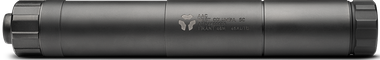 ADVANCED ARMAMENT COMPANY 64110 Ti-Rant 45M45 Cal 1.40" Black Stainless Steel Titanium Aluminum 5/8"x24