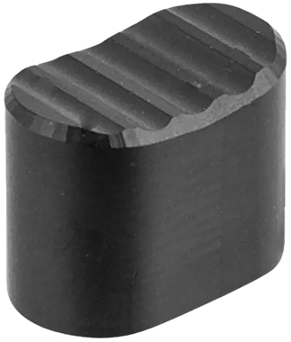 Battle Arms Development BADEMRB Enhanced Magazine ReleaseV-Shaped Black Anodized 7075-T6 Aluminum for AR-15, AR-10