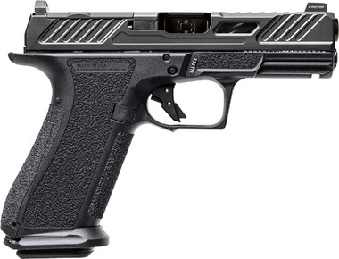Shadow Systems SS-3040-CA9mm Luger 10+1 4" Black Match Grade Spiral Barrel, Black Nitride Optic Cut/Serrated/Window Cut Stainless Steel Slide, Black Polymer Frame w/Beavertail & Picatinny Rail, Black Interchangeable Backstrap Grip