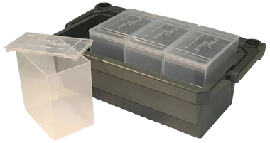 MTM Case-Gard SS2500 Shotshell Box12 Gauge Clear Polypropylene 4 Pack