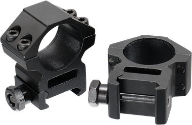 UTG RGWM25M4 Accushot Scope RingsBlack Anodized 1" Medium