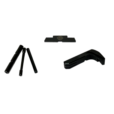 Cross Armory CRG4OKBK 3 Piece KitExtended Compatible w/Glock Gen4 Black Steel/Aluminum Pistol
