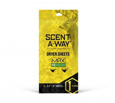 Scent-A-Way Dryer Sheets Fresh Earth 15/ct