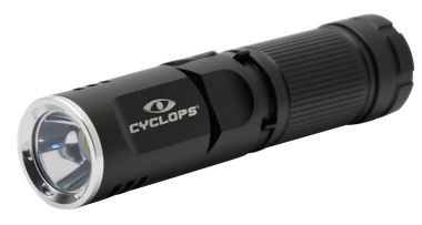 Cyclops CYCFLX400 FLX400 LED FlashlightBlack Anodized 160/400 Lumens White LED