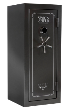 Sports Afield SECSA5925HXS HavenElectronic Keypad/Key Entry Dark Gray Metallic Steel Holds 24 + 4 59" H x 25" W x 24" D Fireproof- Yes