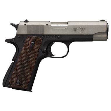 BRO 1911-22 A1 GRAY 22LR 4.25 FS WALNUT 10RD