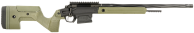 Stag Arms SABR01030002 Pursuit6.5 Creedmoor 5+1 20" Threaded/Fluted Sporter, Black Cerakote Barrel/Rec, OD Green OEM Hybrid Hunter Stock, TriggerTech Trigger, 20 MOA Scope Mount