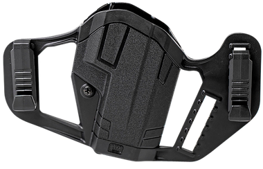 Uncle Mike's 79130 ApparitionIWB/OWB Black Polymer Belt Clip Compatible w/Glock 43/43X Ambidextrous