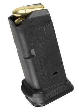 Magpul MAG674BLK PMAG GL9 12rd 9mm Luger Compatible w/Glock 26 Black Polymer