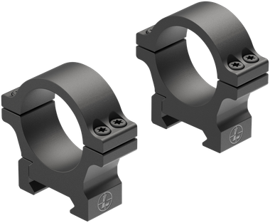 Leupold 180946 Open Range Cross-SlotMatte Black 30mm Low