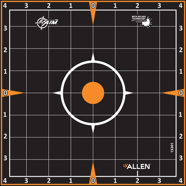 GRID TARGET 6-PK 8"X8"ALLEN EZ AIM SPLASH ADHESIVE