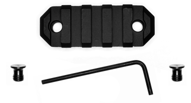 GrovTec US Inc GTSW227 2.2 Inch 5 Slot KeymodBlack Anodized