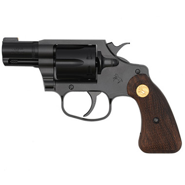 CLT COBRA 38SPL 2 BLK WOOD GRIP BRASS BEAD 6RD