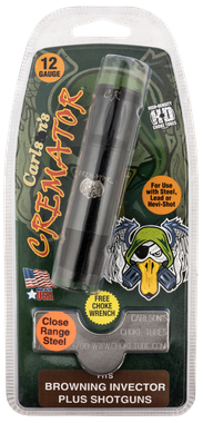 Carlson's Choke Tubes 11623 Cremator Invector Plus Browning 12 Gauge Close Range Non-Ported 17-4 Stainless Steel