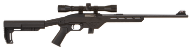 Citadel CIT22LRBMM TrakrFull Size 22 LR 10+1 18" Blued Steel Barrel, Black Steel Receiver, Black Synthetic Stock, Nikko Stirling Mountmaster