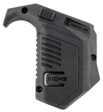Recover Tactical MG4501 Angled Mag PouchDouble Stack, Black Polymer, 45 ACP/10mm Auto, Compatible w/ Glock